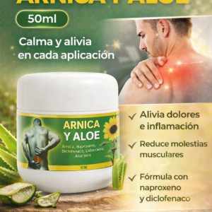 🌿 ArnicaPower 50ml 💚 Alivio natural que se siente desde la primera aplicación