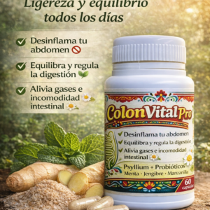 🌿 ColonVital Pro 🌿  Ligereza y equilibrio todos los días.