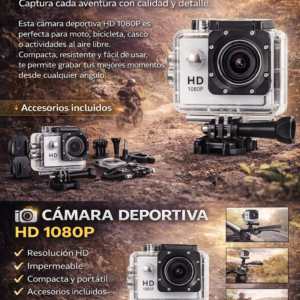 ⚡📸 MotoVision HD 1080 🏍️🔥 Vive la adrenalina en alta definición. 🎬⚡