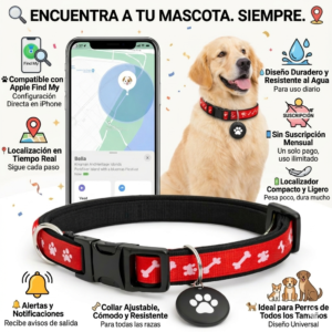 📍 GPS Perros: Apple Find My 🐾 Impermeable y SIN Mensualidades 🛑💰